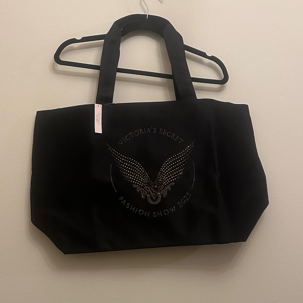 Victoria's Secret Black Fashion‎ Show 2025 Tote Bag NWT